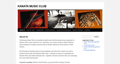 Desktop Screenshot of kanatamusicclub.com